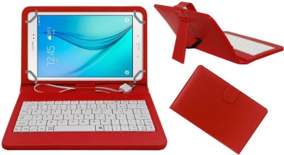 ACM Keyboard Case for Samsung Galaxy Tab A 8 inch Usb Keyboard(Red, Pack of: 1)