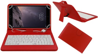 ACM Keyboard Case for Apple iPad Mini 3 7.9 inch Usb Keyboard(Red)