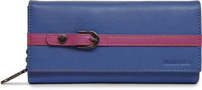 

Butterflies Casual Blue, Pink Clutch