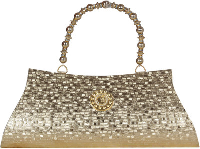 

Element Cart Casual, Party Gold Clutch