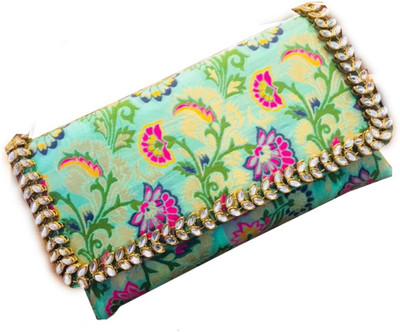 

Craftbazaar Party Multicolor Clutch