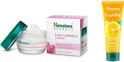 

Himalaya anti wrinkle cream, Fresh Start Oil Clear lemon Face Wash(Set of 2)