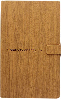 

Tootpado Regular Note Book(Everyday Diary Office Notebook Planner - Brown (8STA54) - Eco Friendly Wood Bound, Brown)
