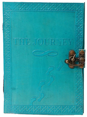 

Anshika International A5 Diary(leather journal, ocen blue)