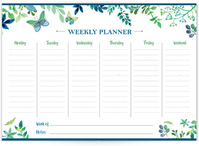 

Chambers of Ink A4 Desk Planner(Girl Boss, Blue, Green)