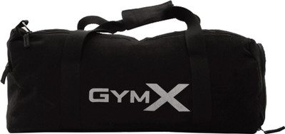

Gymx (Expandable) Gym Bag- Jet Black (XL size) Gym Bag(Black)