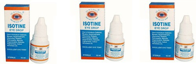 

isotine ISOTINE PACK OF 3 Eye Drops(10 ml)