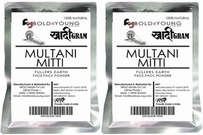 

Boldnyoung Khadigram Pure Herbal Multani mitti Powder for Face Pack 200gm(200 g)