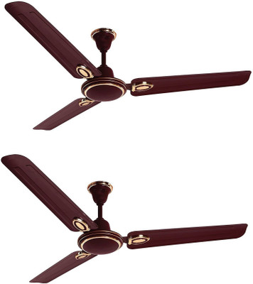 

Sameer Jewel Pack of 2 3 Blade Ceiling Fan(Brown, Pack of 2)