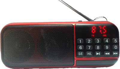 

CRETO sm474 FM Radio(black, red)