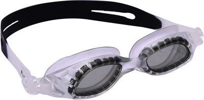 

Arrowmax Sports Swimming Googles "JOINTLESS" With Free Earplugs inside Model AS-3 Black , By Krasa Swimming Goggles(Black)