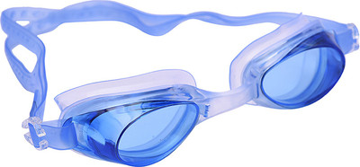 

Arrowmax Sports Swimming Googles "JOINTLESS" With Free Ear PLugs Inside Model AS-2 Blue , By Krasa Swimming Goggles(Blue)