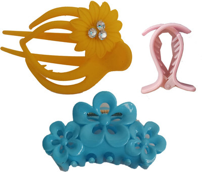 

AV Kavya Clature Hair Claw(Yellow, Blue)