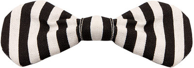 

Voylla Bow Tie Cum Hair Pin In Black & White Fabric Hair Pin(White, Black)
