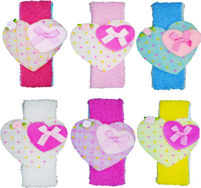 

Netboys Crochet Cutwork Flower Baby Headband ( Peach, Pink, Blue, White, Pink, Yellow ) 6Pcs Set Head Band(Multicolor)