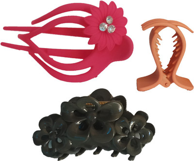 

AV Kavya Clature Hair Claw(Pink, Black)