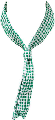 

Voylla Green Fabric Hair Band Cum Bow Tie For Women Hair Band(White, Green)