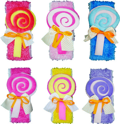 

FAVINO Crochet Cutwork Flower Baby Headband ( Red, Pink, Blue, Pink, Purple, White ) 6 Pcs Set Head Band(Multicolor)