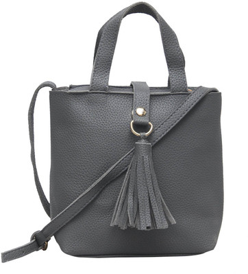 shopharp Sling Bag(Grey)