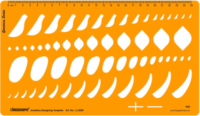 

LINOGRAPH Li-2059 Jewelry Design Template(Pack of 60)