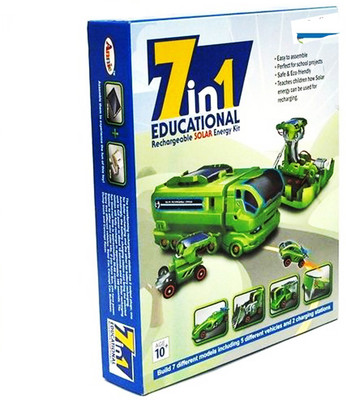 

Grab Offers 7 in 1 Educational Rechargeable Solar Kit Perfect For School Projects For Kids.(Multicolor)