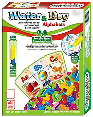 

Grab Offers GRAPPLE DEALS 2 In 1 Water And Dry Alphabets - 24 Cards For Kids.(Multicolor)