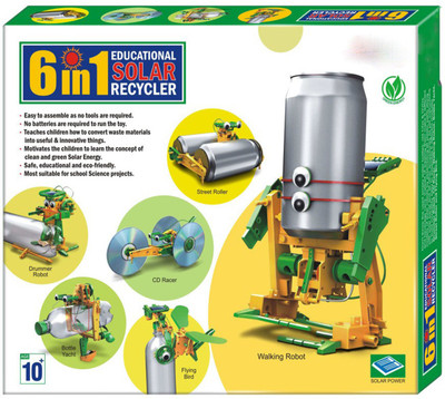 

Grab Offers GRAPPLE DEALS 6 in 1 Educational Solar Recycler Kit Perfect For School Projects For Kids.(Multicolor)