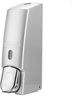 

Blays CROMA ABS Plastic High Gloss Chrome Plated Foam 600ml Soap DIspenser 600 ml Lotion, Gel, Conditioner, Shampoo Dispenser(Silver)