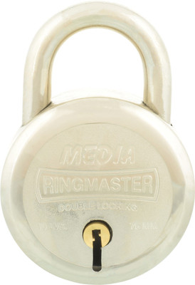 

STANDARD Choice 10 Levers Double Locking 75 mm Lock Padlock(Silver)