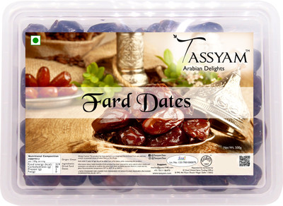 

Tassyam Omani Fard Dates, 500g Box Dates(500 g, Box)