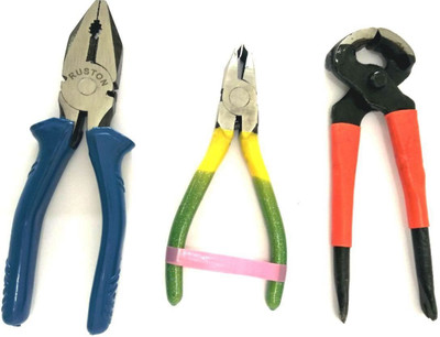 

RUSTON HT-0015 Hand Tool Kit(3 Tools), Multicolor
