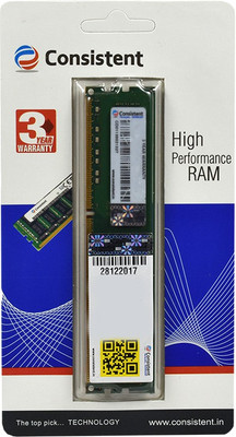 Consistent ddr3 DDR3 4 GB (Single Channel) PC (4gb ddr3)