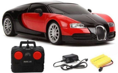 

TOY GLOBAL Remote Control Bugatti Car For Kids ( Red )(Multicolor)