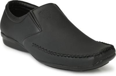 

BIG JUNIOR Black Formal Shoes Slip On For Men(Black