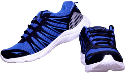 

Begone NN Mark Black White Sole Running Shoes For Men(Blue