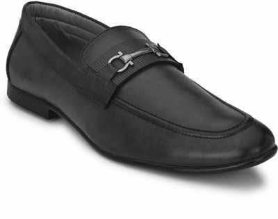 

Levanse Leather Formal Shoes Slip On For Men(Black