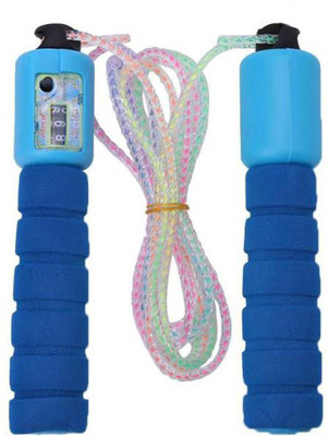 

Cp Bigbasket Speed Adjustable Skipping Rope with Counter Ball Bearing Freestyle Skipping Rope(Blue, Pack of 1)