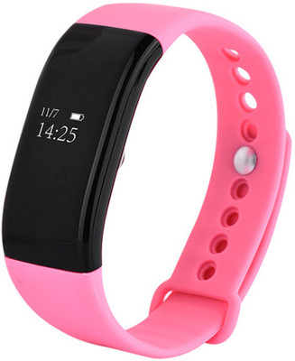 

OWO V66 Pink Bluetooth Wristband with Heart Rate Monitor Sports Waterproof Smart Bracelet for Android IOS Smart Band Strap(Pink)
