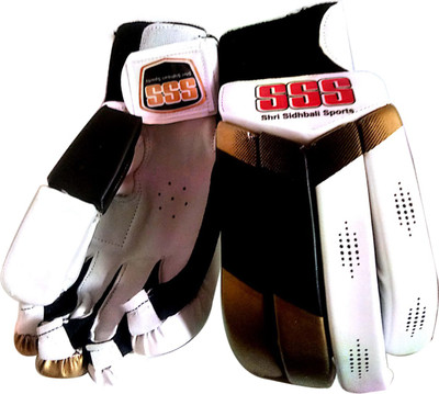 

SSS SSBTG04 Batting Gloves (Free Size, White, Black), Multicolor 04