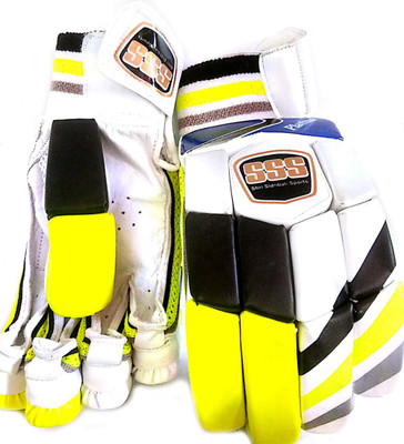 

SSS SSBTG03 Batting Gloves (Free Size, White, Yellow), Multicolor 03