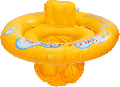 

Geckos Kids Swimming Ring Safety Seat (Yellow) Inflatable Pool Accessory(Multicolor)