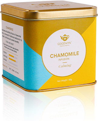 

Goodwyn Chamomile Herbal Stress Relief Tea, 50 Grams, Makes 25 Cups Chamomile Herbal Infusion Box(50 g)