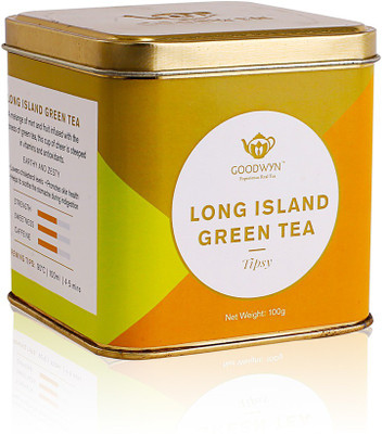 

Goodwyn Long Island Green Tea (Mint, Orange Peel & Natural Green Tea) 100 Grams, Makes 50 Cups Orange, Mint Green Tea Box(100 g)