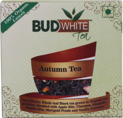 

BudWhite Autumn Black, 20 Tea Bag Vanilla Herbal Tea Box(59 g)