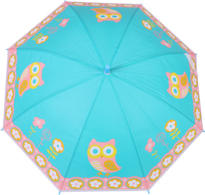 

FabSeasons Kids Fancy 3D & Digital Printed, Single Fold Stick Automatic Umbrella For Rains, Summer and Sun Protection Umbrella(Blue)