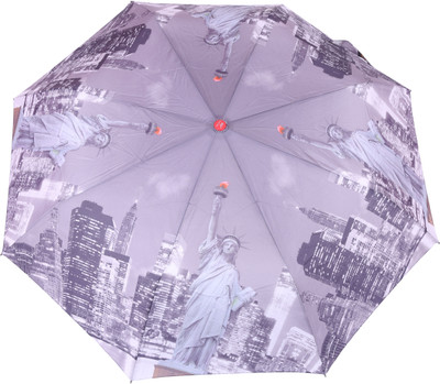 

FabSeasons Statue of Liberty, America Digital Printed 3 Fold Automatic Umbrella for Rains, Summer and all Seasons Umbrella(Multicolor)