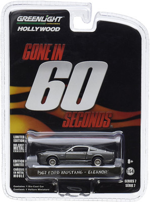 

Greenlight 44742 Gone in 60 Sixty Seconds (2000) “Eleanor” 1967 Ford Mustang Shelby GT500 1/64 Scale(multicolor)
