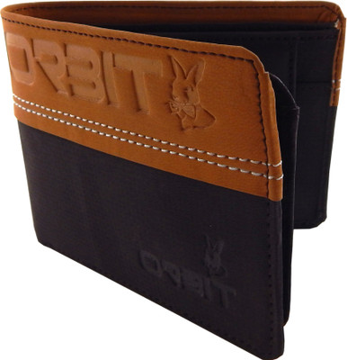 

Orbit Men Brown Genuine Leather Wallet(5 Card Slots), Brown;tan