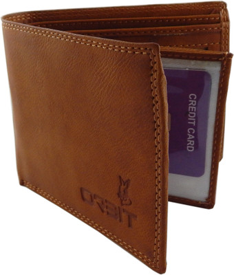 

Orbit Men Tan Genuine Leather Wallet(6 Card Slots)