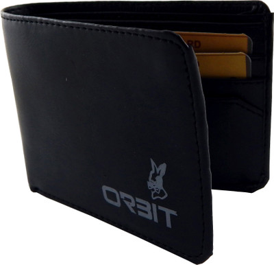 

Orbit Men Black Genuine Leather Wallet(6 Card Slots)